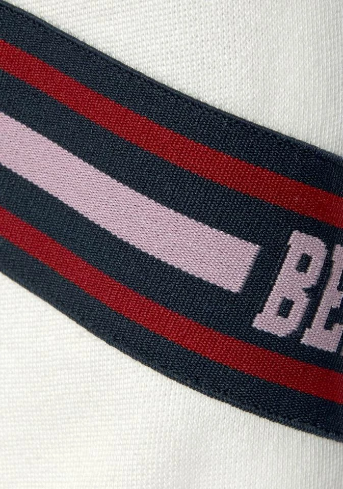 Bench. Sweatshirt mit Logo Tape an den Ärmeln Dunkelrosa-rosa, Weiß 5 Bench. Sweatshirt mit Logo Tape an den Ärmeln Dunkelrosa-rosa, Weiß – Bild 5