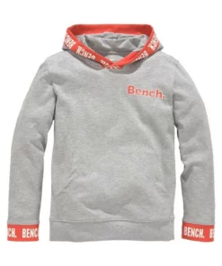Bench. Sweatshirt mit Logo-Druck auf den Bündchen