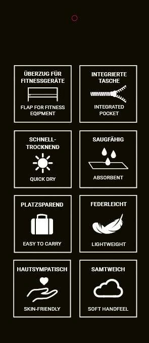 Bench. Sporthandtuch »Bench« (1-St), Bench Fitnesstuch / Sports Towel mit Flap Rosa, Grau 6 Bench. Sporthandtuch »Bench« (1-St), Bench Fitnesstuch / Sports Towel mit Flap Rosa, Grau – Bild 6