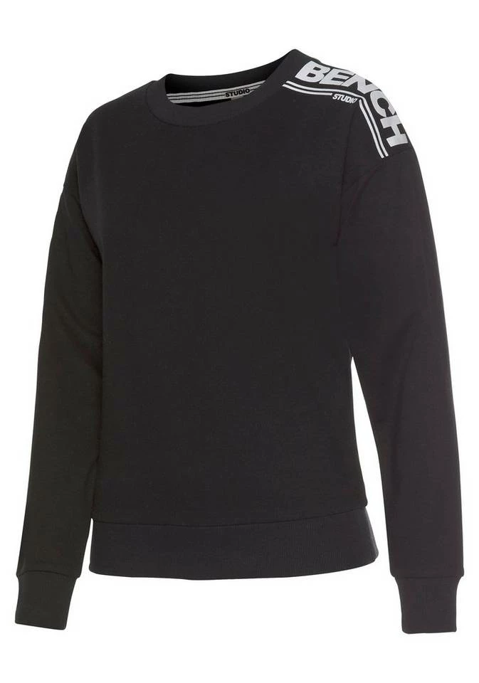 Bench. Sweatshirt mit Logodruck Grau, Schwarz, Altrosa 3 Bench. Sweatshirt mit Logodruck Grau, Schwarz, Altrosa – Bild 3