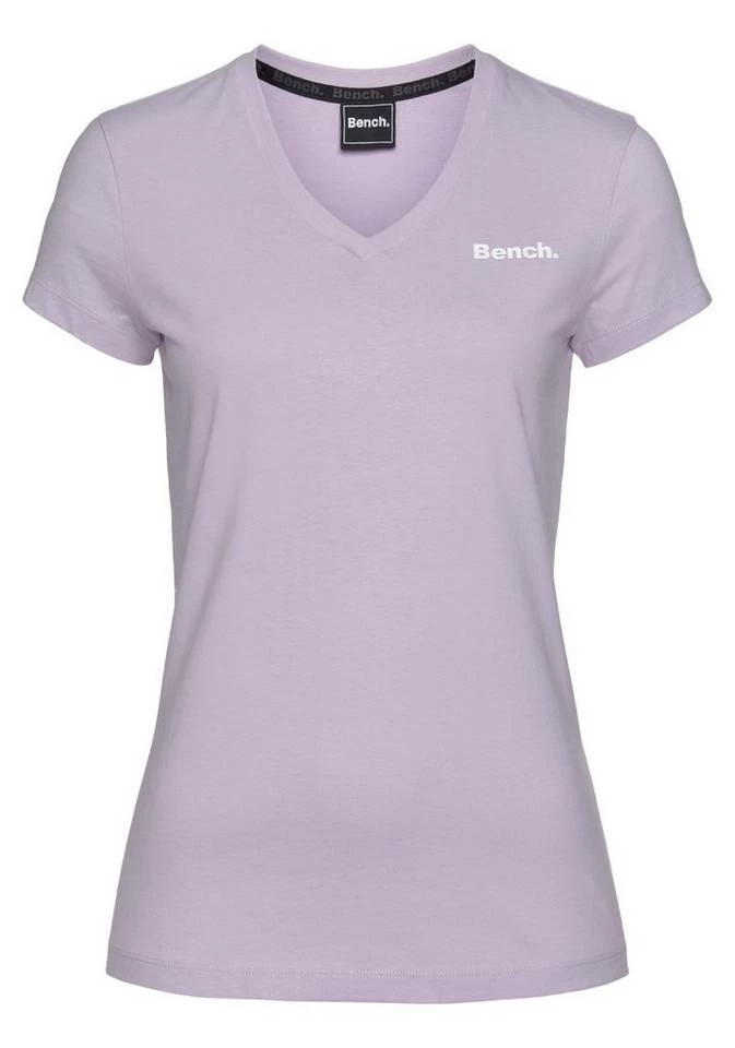 Bench. V-Shirt »RACHEL« mit Logopatch im Kontrast Lilac, White, Grey, Mint 3 Bench. V-Shirt »RACHEL« mit Logopatch im Kontrast Lilac, White, Grey, Mint – Bild 3