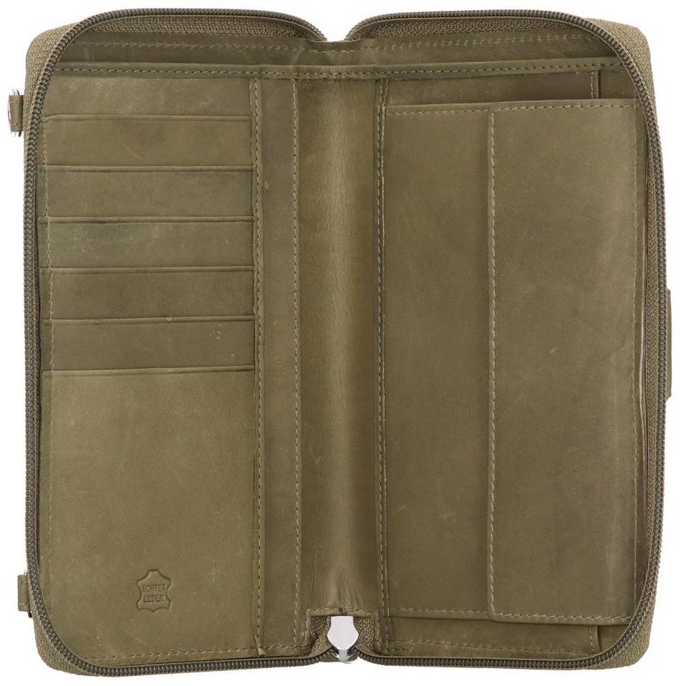 Bench. Clutch, Leder Mittelblau, Grün 5 Bench. Clutch, Leder Mittelblau, Grün – Bild 5