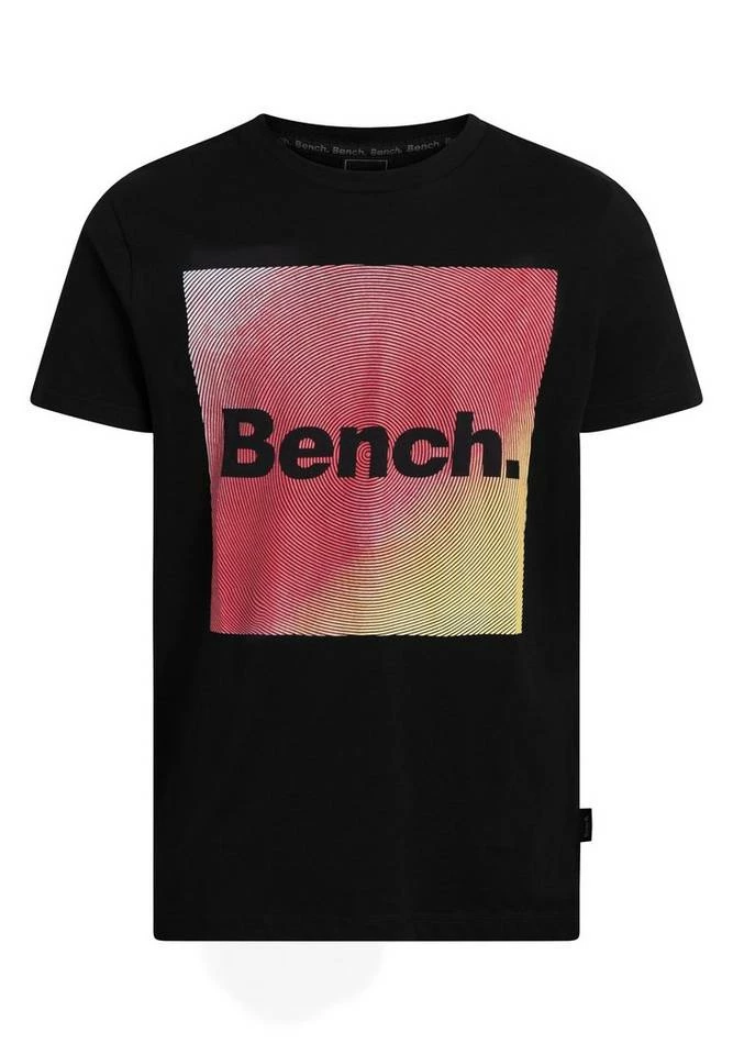 Bench. Kurzarmshirt »Swirl« Khaki, Schwarz 2 Bench. Kurzarmshirt »Swirl« Khaki, Schwarz – Bild 2