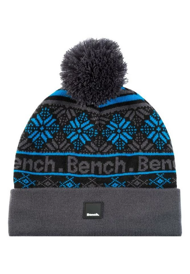 Bench. Beanie »Tectonic« Grau, Red/black 2 Bench. Beanie »Tectonic« Grau, Red/black – Bild 2