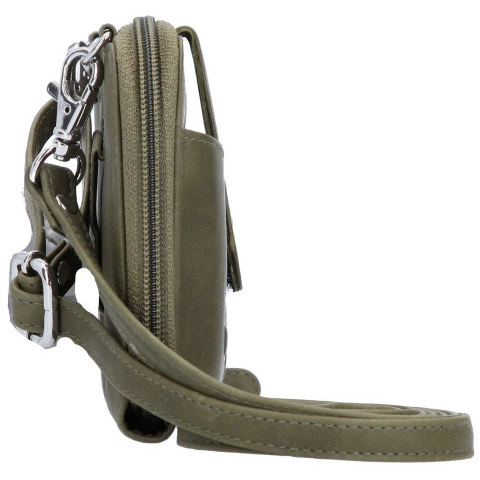 Bench. Clutch, Leder Mittelblau, Grün 3 Bench. Clutch, Leder Mittelblau, Grün – Bild 3