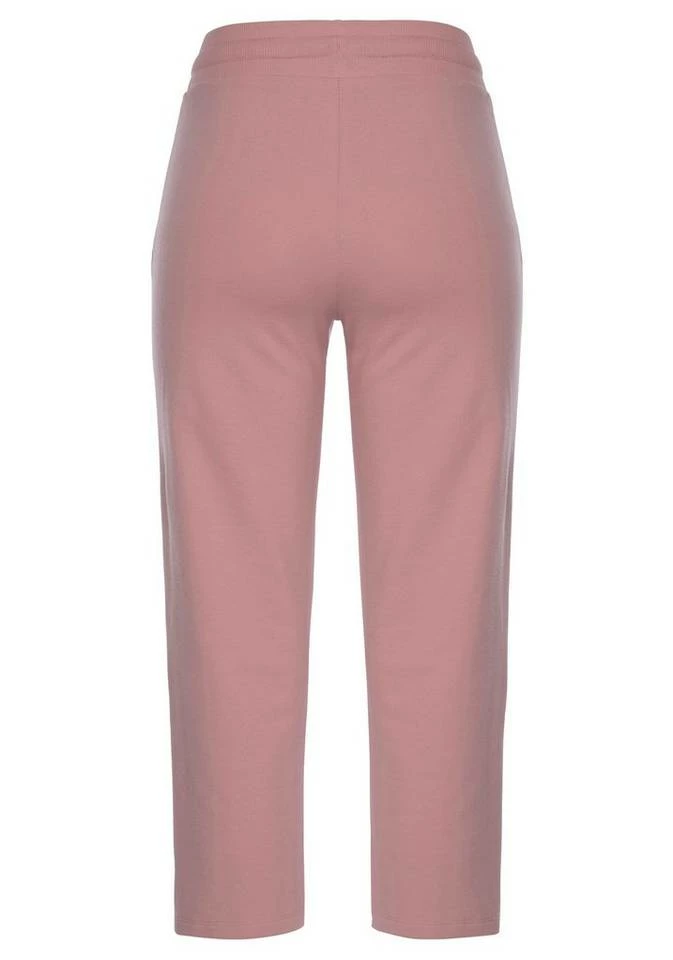 Bench. Relax-Caprihose mit Glitzerstreifen Beige-melange, Schwarz, Rosé 4 Bench. Relax-Caprihose mit Glitzerstreifen Beige-melange, Schwarz, Rosé – Bild 4
