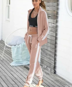 Bench. Sweathose mit Seitenstreifen und schmalem Bein Nude-wei&szlig;, Schwarz-wei&szlig;, Stone-wei&szlig; -Bench Verkaufsgeschäft 51ba6b90 649d 5a3d 871b 525887166104