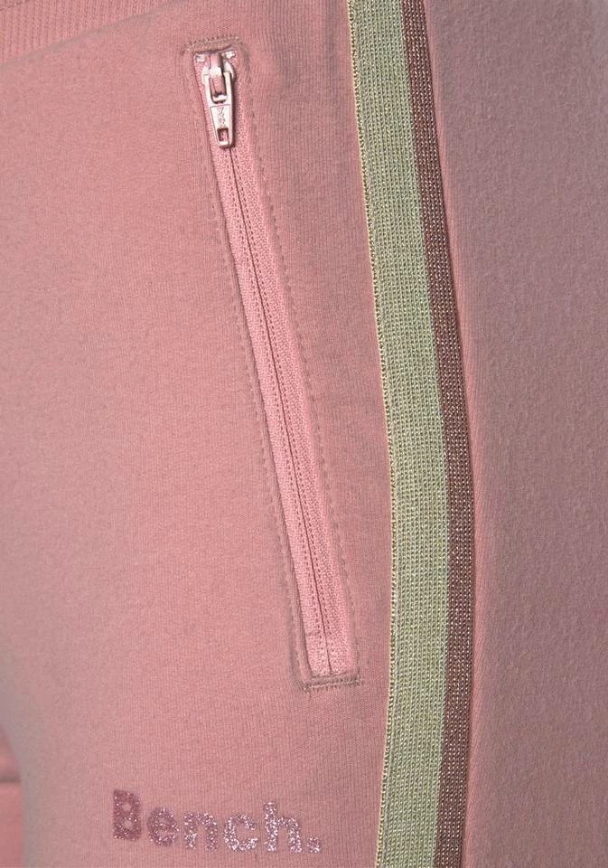 Bench. Relax-Caprihose mit Glitzerstreifen Beige-melange, Schwarz, Rosé 5 Bench. Relax-Caprihose mit Glitzerstreifen Beige-melange, Schwarz, Rosé – Bild 5