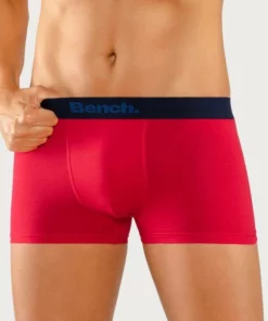 Bench. Boxer (4 Stück) mit modischem Streifen Olivgrün-gestreift | olivgrün | grau-meliert | navy, Rot | blau | olivgrün | navy, Blau-gestreift | blau | grau-meliert | navy, Rot-gestreift | rot | grau-meliert | navy -Bench Verkaufsgeschäft 5bf56f9a 0adb 5f70 9a88 25f616ed11de