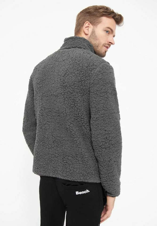 Bench. Fleecejacke »Escapo« Stickerei, Sportives Seitenband Navy, Grau, Schwarz 3 Bench. Fleecejacke »Escapo« Stickerei, Sportives Seitenband Navy, Grau, Schwarz – Bild 3