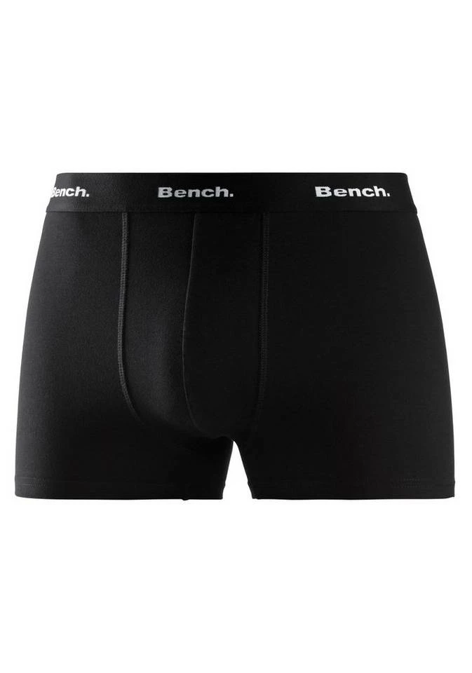 Bench. Boxer (4 Stück) mit kontrastfarbigem Bund Schwarz, Royalblau | grau-meliert | rot | schwarz, Navy | bordeaux | petrol | anthrazit 3 Bench. Boxer (4 Stück) mit kontrastfarbigem Bund Schwarz, Royalblau | grau-meliert | rot | schwarz, Navy | bordeaux | petrol | anthrazit – Bild 3