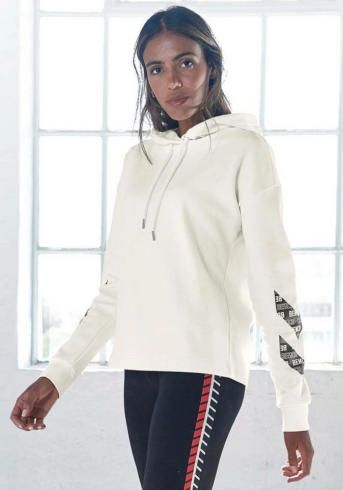 Bench. Hoodie mit Logodruck Schwarz, Offwhite-altweiß-ecru 9 Bench. Hoodie mit Logodruck Schwarz, Offwhite-altweiß-ecru – Bild 9