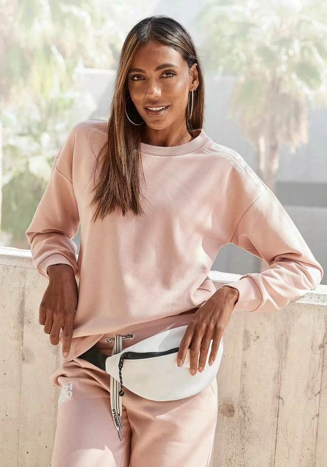 Bench. Sweatshirt mit Logodruck Grau, Schwarz, Altrosa 9 Bench. Sweatshirt mit Logodruck Grau, Schwarz, Altrosa – Bild 9