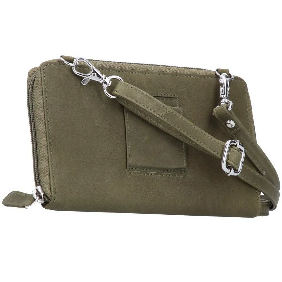 Bench. Clutch, Leder Mittelblau, Grün 4 Bench. Clutch, Leder Mittelblau, Grün – Bild 4