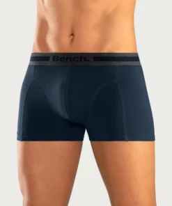 Bench. Boxer (4 Stück) mit Overlock-Nähten vorn Schwarz-anthrazit-meliert, Rot | grau-meliert | navy | schwarz, Blau | bordeaux | anthrazit | petrol, Navy-blau | navy-grau-meliert | navy-rot | navy-wei&szlig; -Bench Verkaufsgeschäft 6b9e2269 e955 5feb 8000 2e0142ac82df