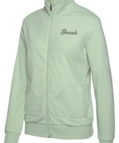 Bench. Sweatjacke mit zwei Logo Stickereien Schwarz, Mint-melange, Anthrazit-melange -Bench Verkaufsgeschäft 6e187be5 2969 575a a94e cb749e5f77b9