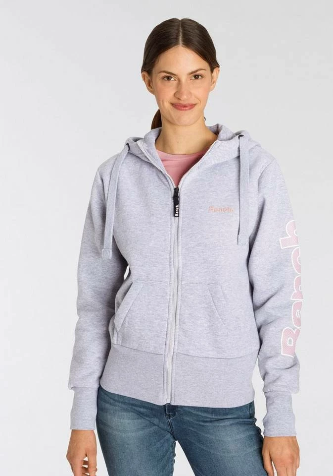 Bench. Sweatjacke »PHINA« mit hochschießendem Kragen Marine, Schwarz, Light-grey, Bordeaux 5 Bench. Sweatjacke »PHINA« mit hochschießendem Kragen Marine, Schwarz, Light-grey, Bordeaux – Bild 5