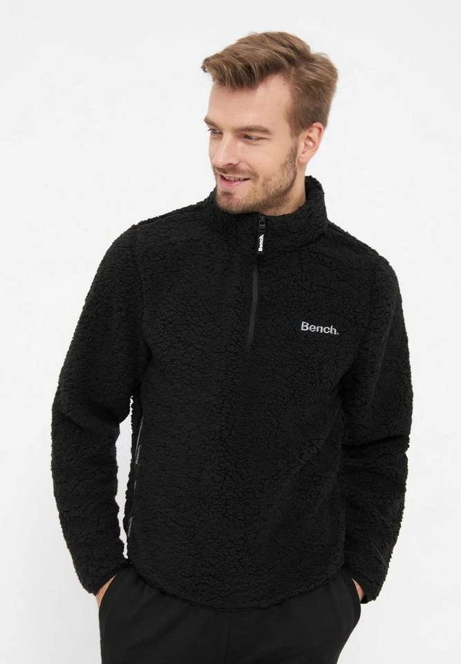 Bench. Fleecejacke »Escapo« Stickerei, Sportives Seitenband Navy, Grau, Schwarz 10 Bench. Fleecejacke »Escapo« Stickerei, Sportives Seitenband Navy, Grau, Schwarz – Bild 10