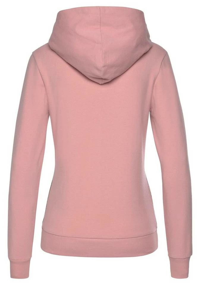 Bench. Hoodie mit Glitzer Streifen und Glitzer Logodruck Beige-meliert, Rose, Schwarz 3 Bench. Hoodie mit Glitzer Streifen und Glitzer Logodruck Beige-meliert, Rose, Schwarz – Bild 3