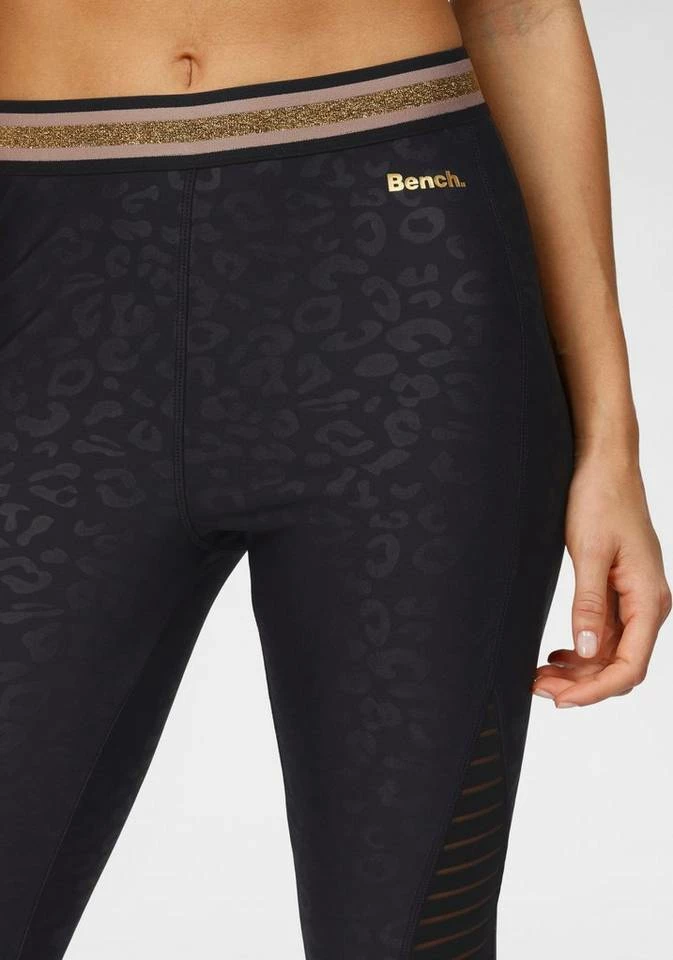 Bench. Leggings mit Leodruck und Mesh-Einsatz Nougat-leo, Schwarz-leo 9 Bench. Leggings mit Leodruck und Mesh-Einsatz Nougat-leo, Schwarz-leo – Bild 9