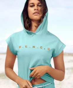 Bench. Kurzarmshirt mit Kapuze Schwarz, Ecru, Türkis 17 Bench. Kurzarmshirt mit Kapuze Schwarz, Ecru, Türkis -Bench Verkaufsgeschäft 7bb64b19 7750 5891 9583 0edcf4e1282a