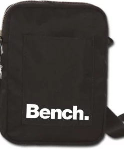 Bench. Umhängetasche »D2OTI304S Bench sportliche MiniBag Umhängetasche« (Umhängetasche), Damen, Jugend Tasche aus Nylon, Größe ca. 14cm in schwarz