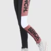 Bench. Leggings mit Einsätzen und Logo-Druck