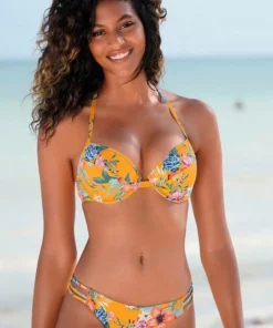 Bench. Push-Up-Bikini-Top »Maui«, mit floralem Design