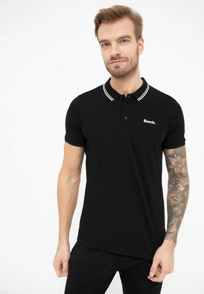 Bench. Poloshirt »Gruff« Charcoal Marl, Schwarz, Navy, White 6 Bench. Poloshirt »Gruff« Charcoal Marl, Schwarz, Navy, White – Bild 6