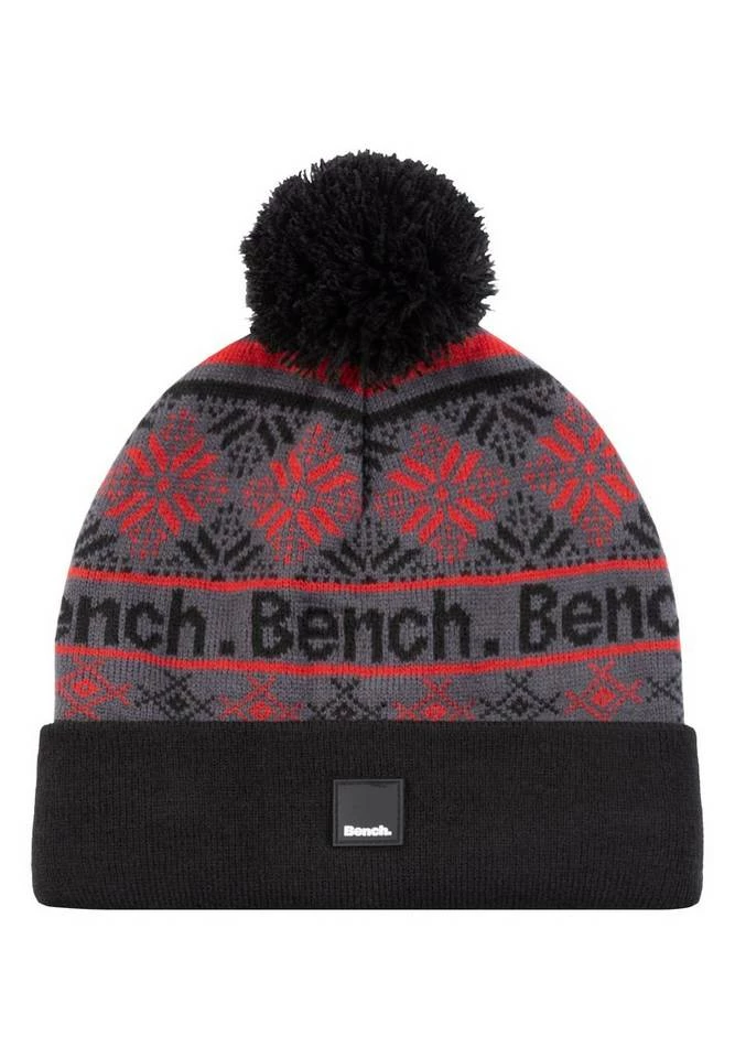 Bench. Beanie »Tectonic« Grau, Red/black 1 Bench. Beanie »Tectonic« Grau, Red/black