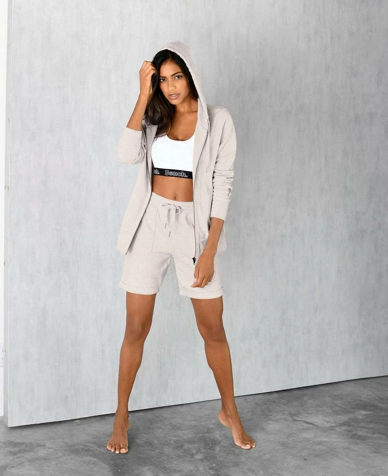 Bench. Sweatjacke mit Taschen und Zipper Schwarz, Jeans-meliert, Beige-meliert, Mauve-meliert 8 Bench. Sweatjacke mit Taschen und Zipper Schwarz, Jeans-meliert, Beige-meliert, Mauve-meliert – Bild 8