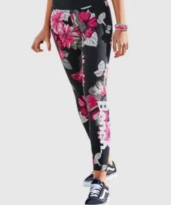 Bench. Leggings mit großem Blumenmuster