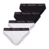 Bench. Bikinislip (4 Stück) mit weichem Logo-Webbündchen Navy | weiß, Navy | rot | grau | weiß