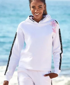 Bench. Hoodie mit bedrucktem Tape und Blumenprint Weiß, Schwarz, Rauchrosa 19 Bench. Hoodie mit bedrucktem Tape und Blumenprint Weiß, Schwarz, Rauchrosa -Bench Verkaufsgeschäft a863eeb3 160a 5d89 8fd9 53f2a0c7b92b