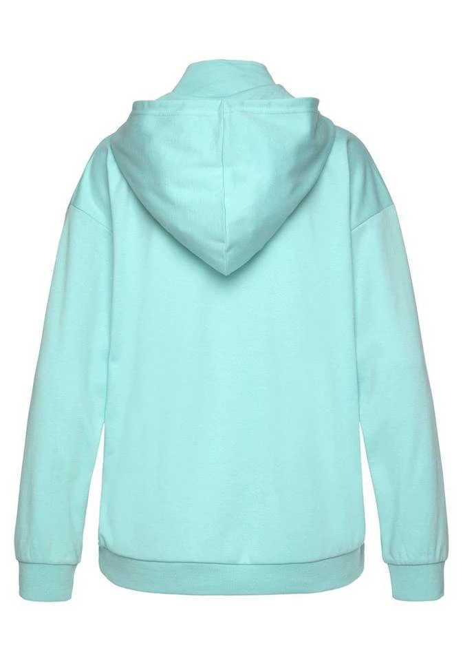 Bench. Kapuzensweatshirt mit Stehkragen und Reißverschluss Schwarz, Türkis 4 Bench. Kapuzensweatshirt mit Stehkragen und Reißverschluss Schwarz, Türkis – Bild 4