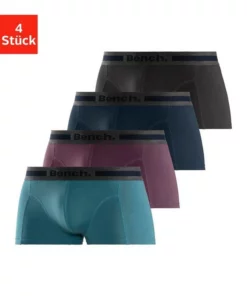 Bench. Hipster (4 Stück) mit Overlock-Nähten vorn Rot | grau-meliert | navy | schwarz, Schwarz-anthrazit-meliert, Navy-rot | navy-grau-meliert | navy-blau | navy-weiß, Blau | bordeaux | anthrazit | petrol -Bench Verkaufsgeschäft b053d212 2a6e 5392 8eff c5e83285ff8b