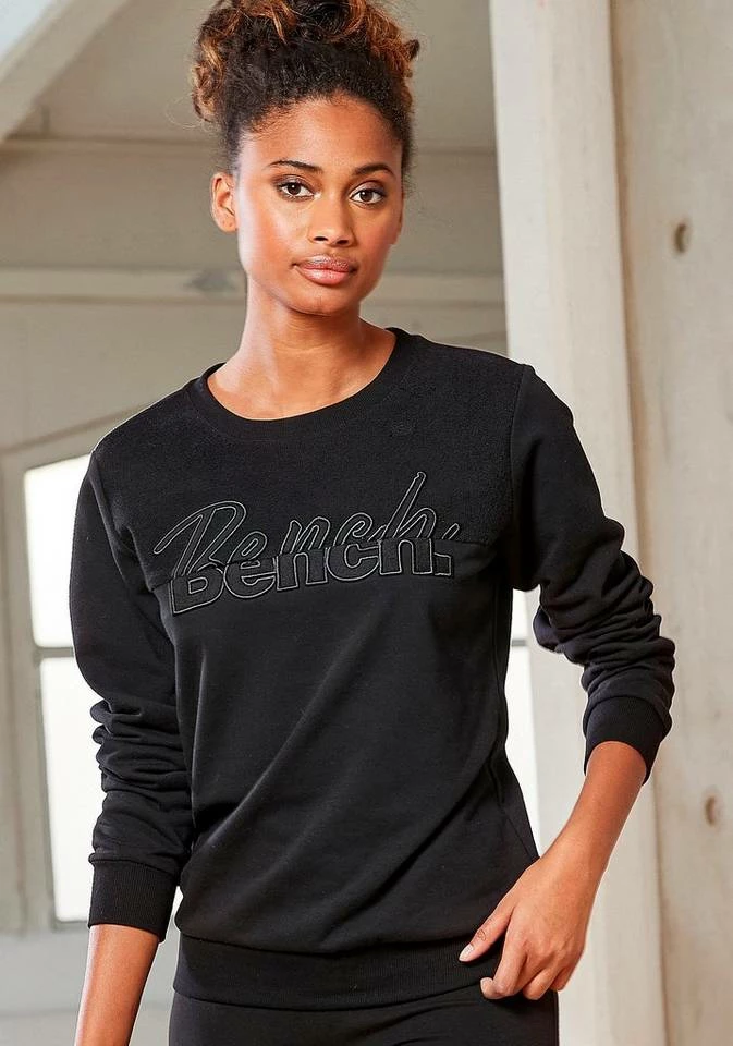 Bench. Sweatshirt mit Logostickerei Mint, Anthrazit-meliert, Schwarz 10 Bench. Sweatshirt mit Logostickerei Mint, Anthrazit-meliert, Schwarz – Bild 10