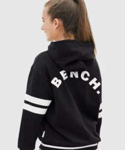 Bench. Kapuzensweatshirt mit Rückendruck und in extra weiter Form