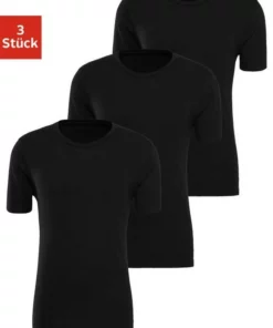 Bench. T-Shirt (3er-Pack) super geeignet zum Drunterziehen, perfekte Passform, aus elastischer Baumwolle Weiß, Schwarz, Schwarz | navy | grau-meliert -Bench Verkaufsgeschäft b356bb3a efcb 5428 a9d3 d95f1462048e