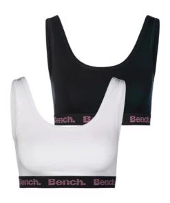 Bench. Bustier (Packung, 2 Stück) mit Logo-Webbündchen