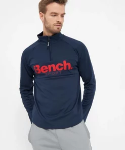 Bench. Sweatshirt »Pector« Schwarz, Navy