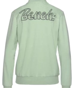 Bench. Sweatjacke mit zwei Logo Stickereien Schwarz, Mint-melange, Anthrazit-melange -Bench Verkaufsgeschäft cc329137 0a52 5275 8f3b cf13bcc0c3a7