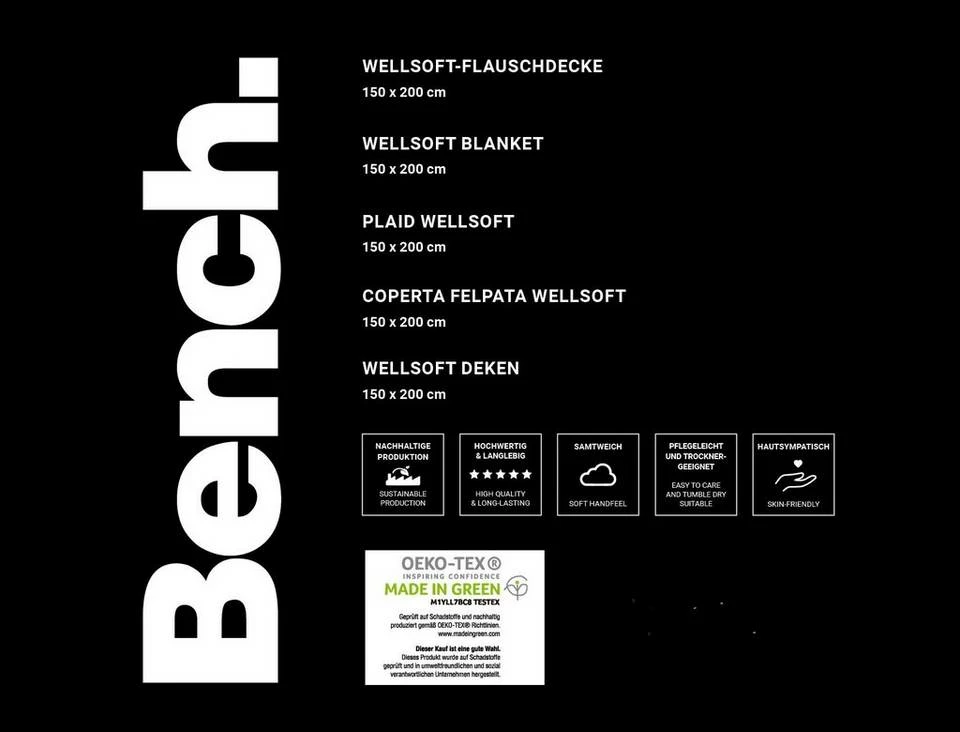 Wohndecke »Bench«, Bench., samtweiche Wellsoft-Decke 4 Wohndecke »Bench«, Bench., samtweiche Wellsoft-Decke – Bild 4