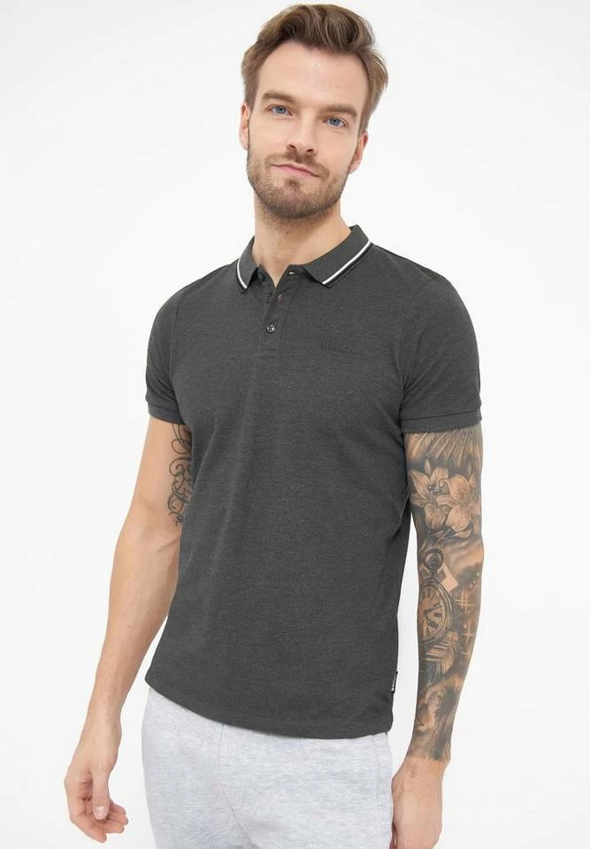 Bench. Poloshirt »Gruff« Charcoal Marl, Schwarz, Navy, White 17 Bench. Poloshirt »Gruff« Charcoal Marl, Schwarz, Navy, White – Bild 17