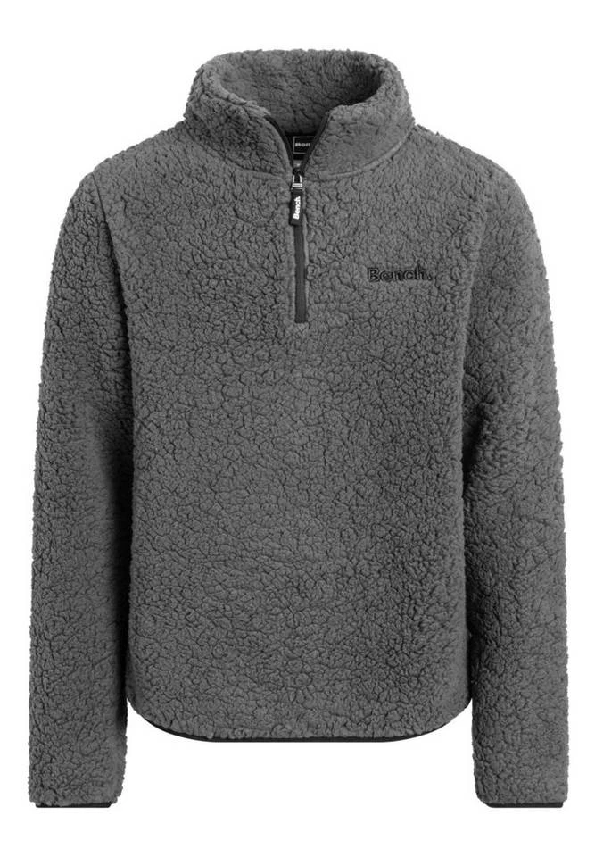 Bench. Fleecejacke »Escapo« Stickerei, Sportives Seitenband Navy, Grau, Schwarz 2 Bench. Fleecejacke »Escapo« Stickerei, Sportives Seitenband Navy, Grau, Schwarz – Bild 2