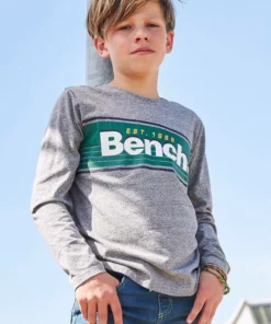 Bench. Langarmshirt in melierter Optik -Bench Verkaufsgeschäft cf18821b d606 580a b053 43c60204406a