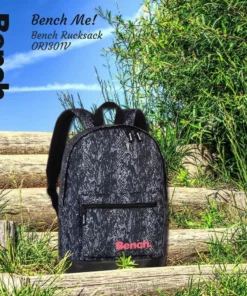 Bench. Freizeitrucksack »ORI301X Bench, Rucksack türkis, brombeer, oliv« (Freizeitrucksack), Freizeitrucksack, Sporttasche Polyester, Kunstleder, lila ca. 42cm hoch, Schlangenhaut Grün -Bench Verkaufsgeschäft d75e28d0 98d7 5577 8969 57a23a37c5e1