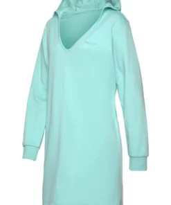 Bench. Sweatkleid mit Kapuze Schwarz, Türkis -Bench Verkaufsgeschäft d9536dd6 db61 5662 b155 cf1c63821488