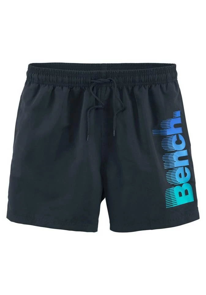 Bench. Badeshorts, mit großem Logo-Aufdruck Schwarz, Weiß, Marine 2 Bench. Badeshorts, mit großem Logo-Aufdruck Schwarz, Weiß, Marine – Bild 2