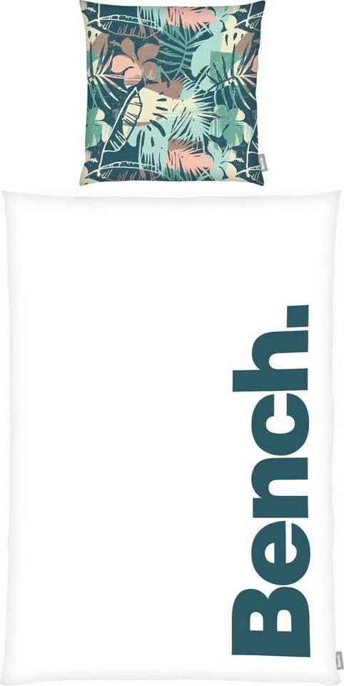 Wendebettwäsche »Bench«, Bench., mit Schriftzug 2 Wendebettwäsche »Bench«, Bench., mit Schriftzug – Bild 2